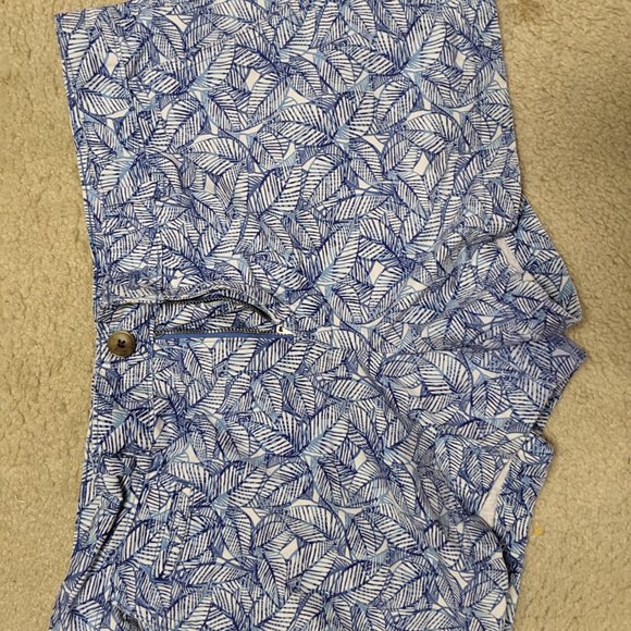 Gap blue and white shorts, size 8 - Picture 1 of 2